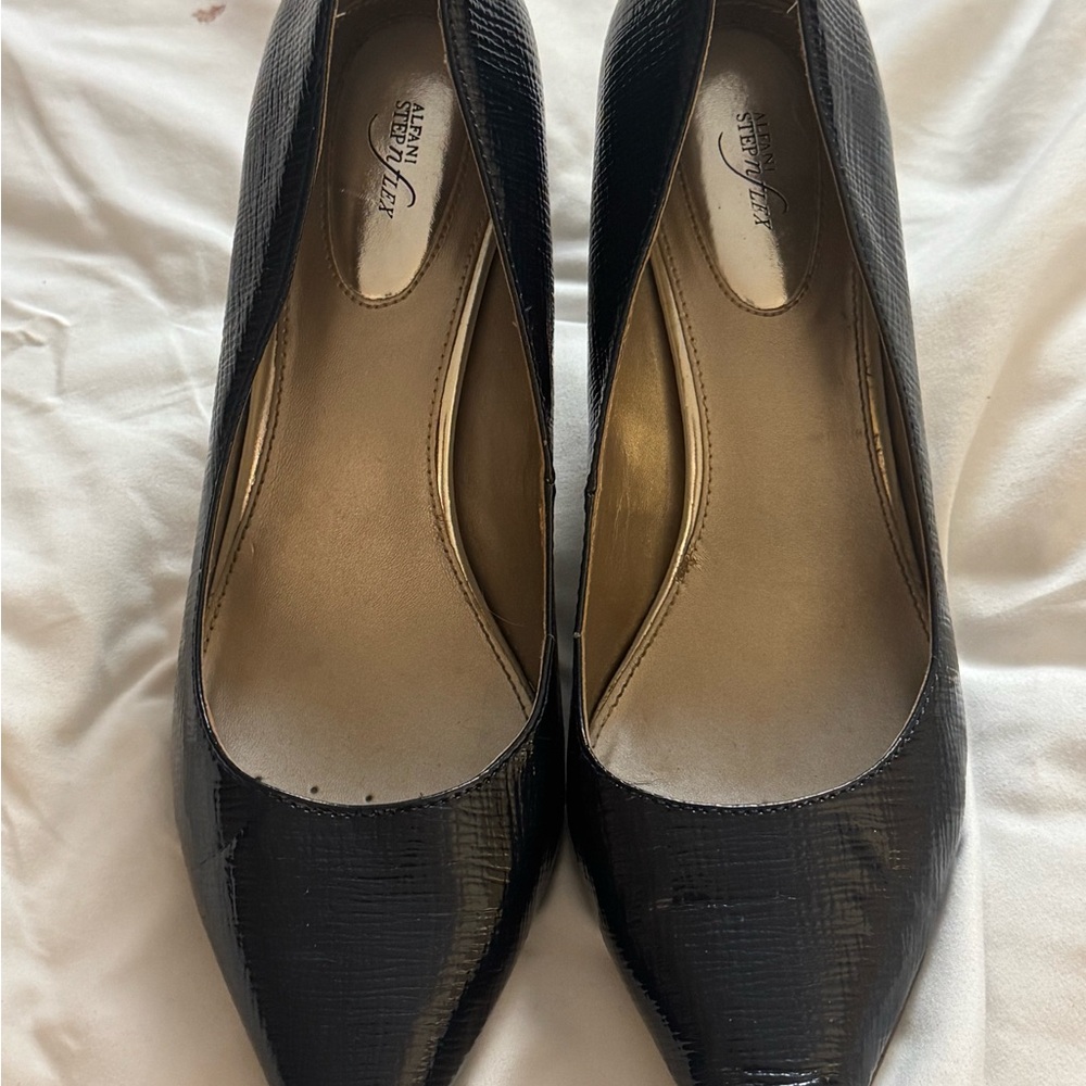 Alfani Blue Textured Heels